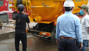 Quy trình dịch vụ hút bể phốt Nguyễn Khắc Cần của Hutbephot686